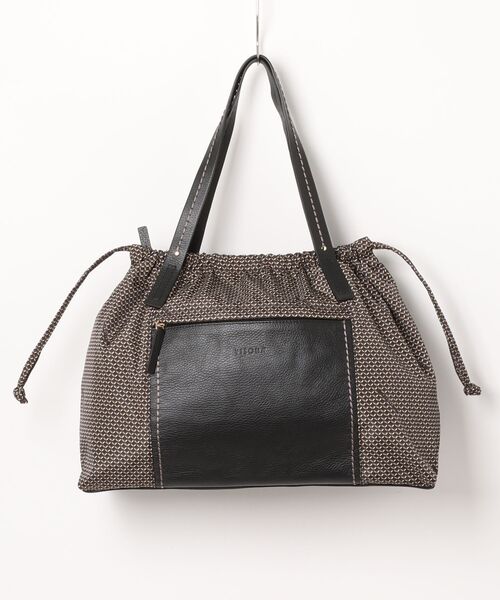 SAC'S BARJean（サックスバージーン）の「【VISONA/ヴィソナ】 HAND BAG L（ハンドバッグ・レディース・ベージュ系その他/ブラック・FREE）」の8枚目の写真