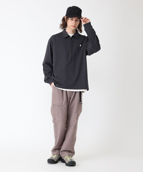 Columbia(コロンビア)の「Columbia/メンズ キャロリーナアベニュー ハーフジップポロ ポロシャツ 速乾 UVカット/コロンビア(ポロシャツ・メンズ・グリーン/ネイビー/ホワイト/ブラック・XL/L/S/M)」の5枚目の写真