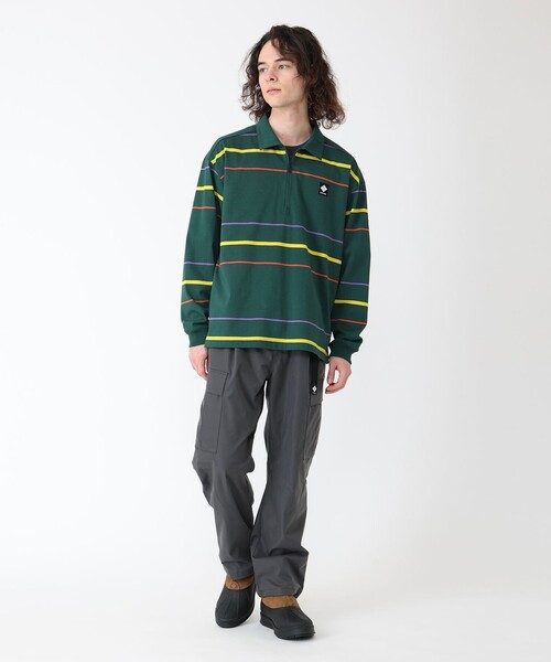 Columbia(コロンビア)の「Columbia/メンズ キャロリーナアベニュー ハーフジップポロ ポロシャツ 速乾 UVカット/コロンビア(ポロシャツ・メンズ・グリーン/ネイビー/ホワイト/ブラック・XL/L/S/M)」の9枚目の写真