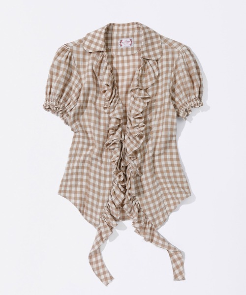 SCULPTOR（スカルプター）の「Cottage Open Blouse（シャツ/ブラウス・レディース・アイボリー・LARGE/MEDIUM/SMALL/X-SMALL）」の2枚目の写真