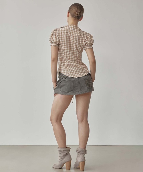 SCULPTOR（スカルプター）の「Cottage Open Blouse（シャツ/ブラウス・レディース・アイボリー・LARGE/MEDIUM/SMALL/X-SMALL）」の6枚目の写真