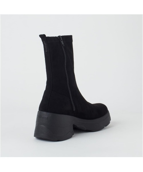 現行品　美品　ダイアナ 軽量厚底ストレッチショートブーツ ブラック 軽量】厚底ストレッチショートブーツ（ブーツ）｜+diana（プラス