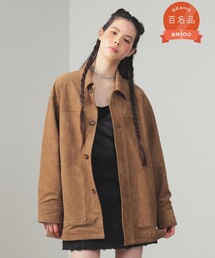 ベロアキルティングコート*Ray beams Ray BEAMS（レイビームス）の「Ray BEAMS / ベロア キルティング