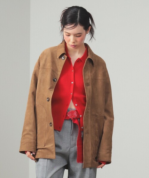 フェイク スエード ハーフ コート（その他アウター）｜Ray BEAMS