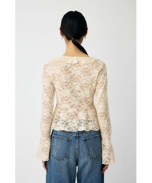 MOUSSY（マウジー）の「FRILL LACE ブラウス（シャツ/ブラウス