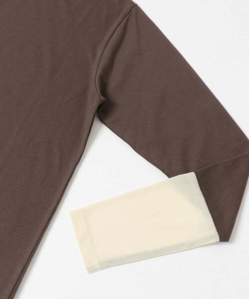 ITEMS URBANRESEARCH（アイテムズ アーバンリサーチ）の「ソデチュールロングスリーブカットソー（Tシャツ/カットソー・レディース・オフホワイト/ブラウン/ホワイト系その他・FREE）」の6枚目の写真