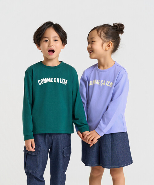 COMME CA ISM（コムサイズム）の「“にっぽんの色” 長袖 Tシャツ（Tシャツ/カットソー・キッズ・グリーン/ライトグレー/ラベンダー/イエロー/ブラック・150cm/120cm/100cm/140cm/130cm/110cm）」の16枚目の写真