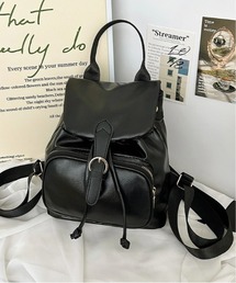 Burner（バーナー）の「【OKUOKU　0909】ヴィンテージ風　フェイクレザーミニリュック ruf-bag-1-31（バックパック/リュック）」