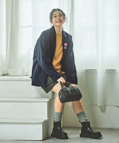 niko and...（ニコアンド）の「オリジナルサイドゴアブーツ（ブーツ・レディース・ダークブラウン/ブラック・SMALL/MEDIUM/LARGE）」の6枚目の写真