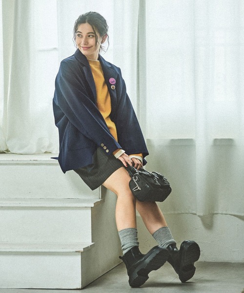 niko and...（ニコアンド）の「オリジナルサイドゴアブーツ（ブーツ・レディース・ダークブラウン/ブラック・SMALL/MEDIUM/LARGE）」の7枚目の写真