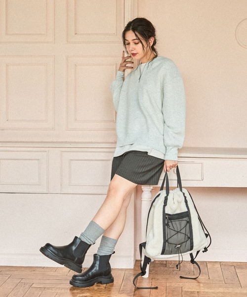 niko and...（ニコアンド）の「オリジナルサイドゴアブーツ（ブーツ・レディース・ダークブラウン/ブラック・SMALL/MEDIUM/LARGE）」の12枚目の写真