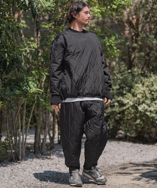 mp14201-Nylon Mini Ripstop Wave Quilting Balloon Pants