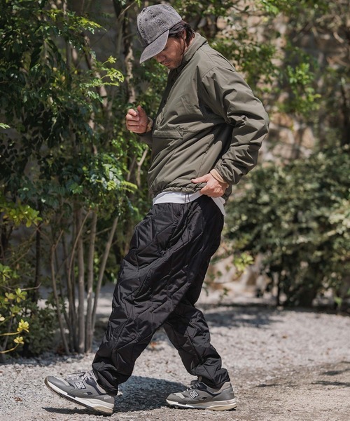 mp14201-Nylon Mini Ripstop Wave Quilting Balloon Pants