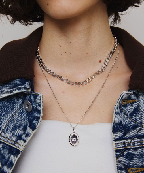 Ameri(アメリ)の「NICKEL FREE THINK OF YOU SET NECKLACE(ネックレス・レディース・シルバー/ゴールド・FREE)」の2枚目の写真
