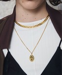 Ameri（アメリ）の「NICKEL FREE DROP PEARL CHAIN NECKLACE 