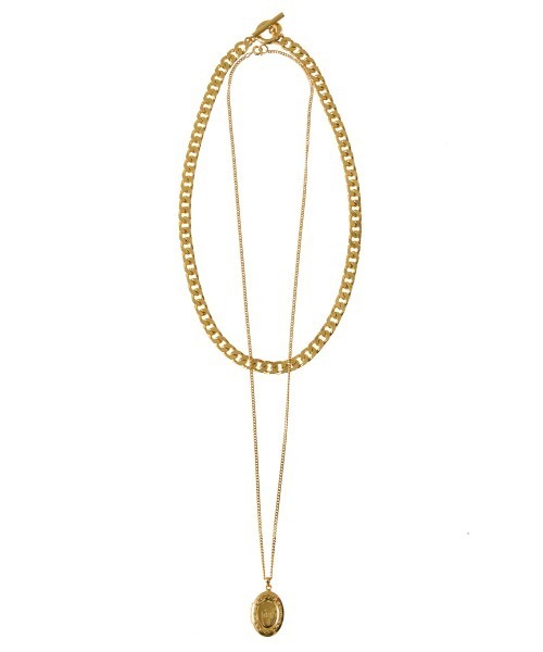 Ameri(アメリ)の「NICKEL FREE THINK OF YOU SET NECKLACE(ネックレス・レディース・シルバー/ゴールド・FREE)」の4枚目の写真