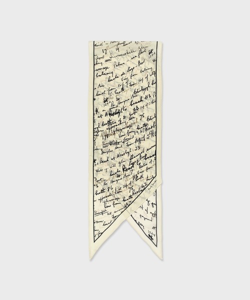 Paul Smith（ポールスミス）の「“Slide Notes” スカーフ【250401 SCPS】（ストール/ショール・メンズ・ネイビー/キナリ・FREE）」の2枚目の写真