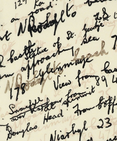 Paul Smith（ポールスミス）の「“Slide Notes” スカーフ【250401 SCPS】（ストール/ショール・メンズ・ネイビー/キナリ・FREE）」の8枚目の写真