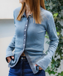 MILLER | 【Robert P.Miller / ロバートピーミラー】パネルリブカーディガン/ボーダー/カーディガン【WEB限定】(カーディガン/ボレロ)