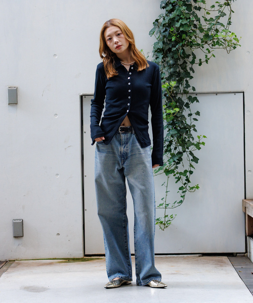 MILLER（ミラー）の「【Robert P.Miller / ロバートピーミラー】パネルリブカーディガン/ボーダー/カーディガン【WEB限定】（カーディガン/ボレロ・レディース・チャコールグレー/ブラック/グレー・フリー）」の19枚目の写真