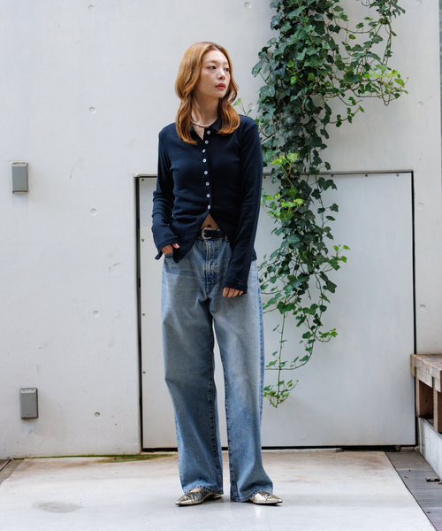 MILLER（ミラー）の「【Robert P.Miller / ロバートピーミラー】パネルリブカーディガン/ボーダー/カーディガン【WEB限定】（カーディガン/ボレロ・レディース・チャコールグレー/ブラック/グレー・フリー）」の16枚目の写真