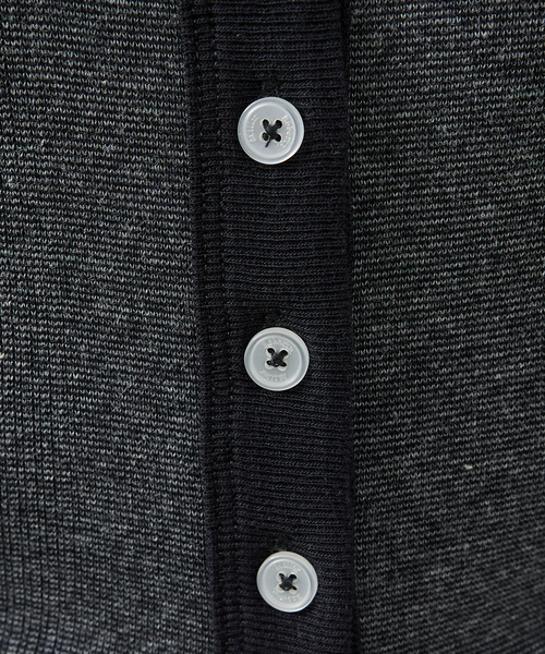 MILLER（ミラー）の「【Robert P.Miller / ロバートピーミラー】パネルリブカーディガン/ボーダー/カーディガン【WEB限定】（カーディガン/ボレロ・レディース・チャコールグレー/ブラック/グレー・フリー）」の4枚目の写真