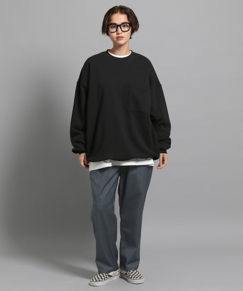 GEORGE'S（ジョージズ）の「TRツイルテーパーパンツ（スラックス・メンズ・ブラック/ベージュ・MEDIUM/LARGE）」の3枚目の写真