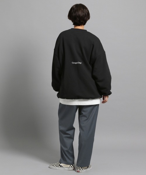GEORGE'S（ジョージズ）の「TRツイルテーパーパンツ（スラックス・メンズ・ブラック/ベージュ・MEDIUM/LARGE）」の5枚目の写真