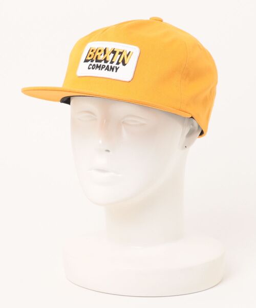 BRIXTON(ブリクストン)の「BRIXTON/ブリクストン キャップ PAYMENT MP SNPK フラットバイザー スナップバック 11790(キャップ・メンズ・イエロー・FREE)」の4枚目の写真