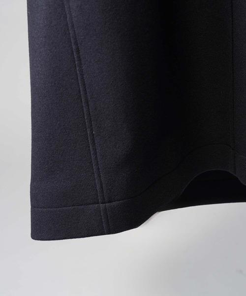 MAISON SPECIAL(メゾンスペシャル)の「《UNISEX》Super140s Prime-Over Melton Double Breasted Coat/プライムオーバーメルトンダブルコート【MAISON SPECIAL/メゾンスペシャル】(トレンチコート・メンズ・ブラック/チャコールグレー/ネイビー・0/1/2)」の14枚目の写真