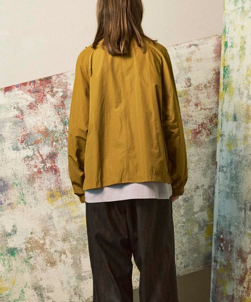 MAISON SPECIAL（メゾンスペシャル）の「《UNISEX》Prime-Over Raglan Sleeve Pocket Shirts Blouson/プライムオーバーラグランスリーブポケットシャツブルゾン【MAISON SPECIAL/メゾンスペシャル】■セットアップ対応■（シャツ/ブラウス・メンズ・キャメル/ネイビー/カーキ/ブラウン・0/1/2）」の5枚目の写真