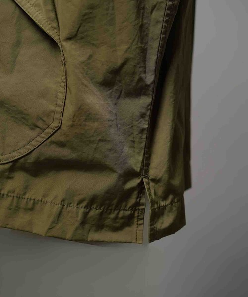 MAISON SPECIAL（メゾンスペシャル）の「《UNISEX》Prime-Over Raglan Sleeve Pocket Shirts Blouson/プライムオーバーラグランスリーブポケットシャツブルゾン【MAISON SPECIAL/メゾンスペシャル】■セットアップ対応■（シャツ/ブラウス・メンズ・キャメル/ネイビー/カーキ/ブラウン・0/1/2）」の18枚目の写真