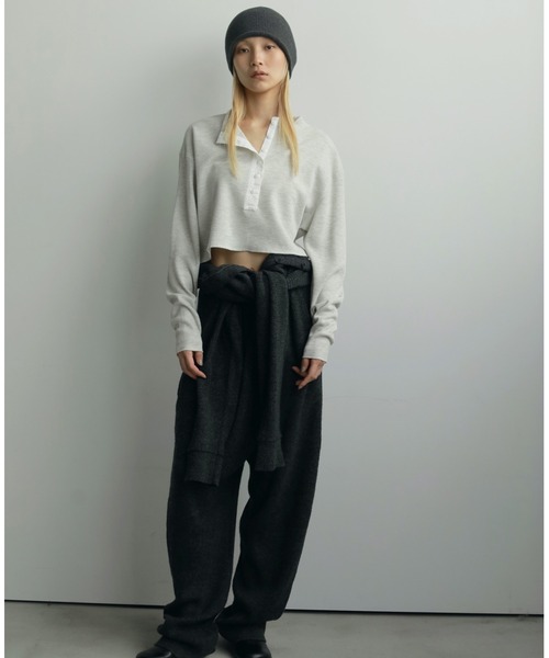 anuke Waffle Henley Tops アンヌーク ànuke online store（アンヌーク） / Waffle Henley TopsWaffle