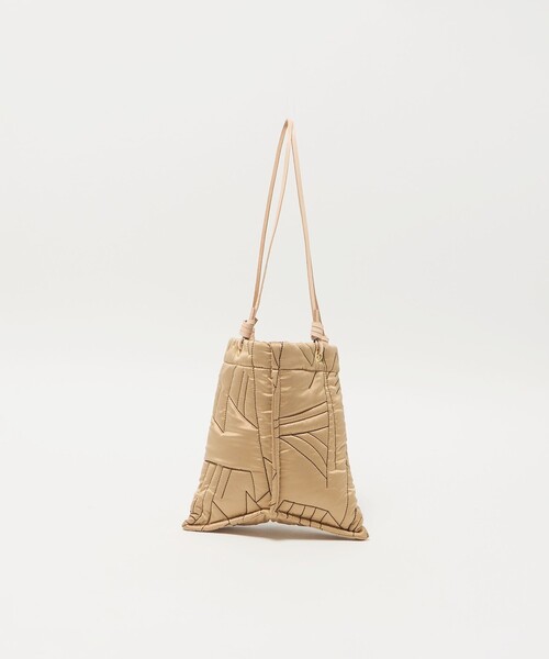 manipuri（マニプリ）の「＜manipuri＞キルティング トートバッグ S（トートバッグ・レディース・ブラック/ベージュ・FREE）」の4枚目の写真