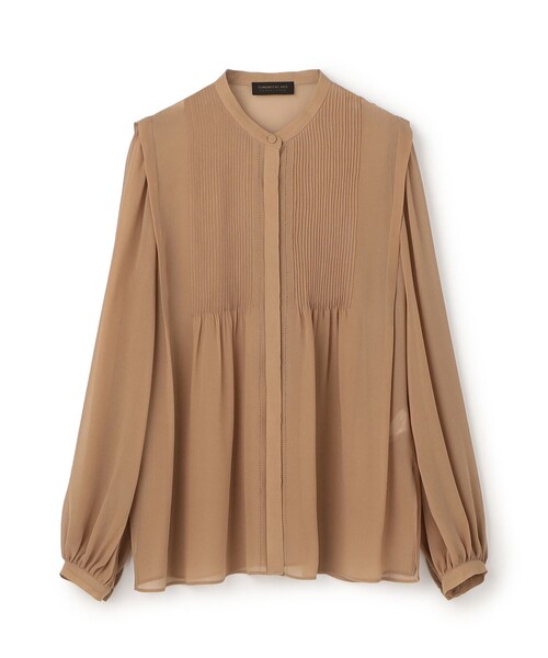 セール】シルクシフォン ピンタックブラウス（シャツ/ブラウス
