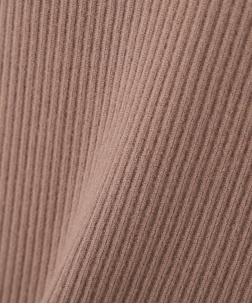 PROPORTION BODY DRESSING(プロポーションボディドレッシング)の「<ウォッシャブル>部分シアーリブニット / 1215270100(ニット/セーター・レディース・ブラウン系その他/ブラック/ホワイト系その他/パープル・MEDIUM/SMALL)」の22枚目の写真