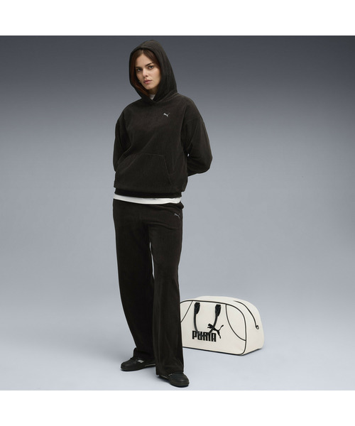 PUMA（プーマ）の「PUMA プーマ ウィメンズ ESS ELEVATED コンフォート ベロア リブ フーディ（パーカー・レディース・ブラック/オフホワイト/パープル系その他7・SMALL/X-LARGE/LARGE/MEDIUM）」の15枚目の写真