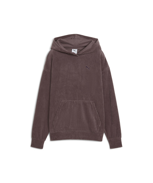 PUMA プーマ ウィメンズ ESS ELEVATED コンフォート ベロア リブ