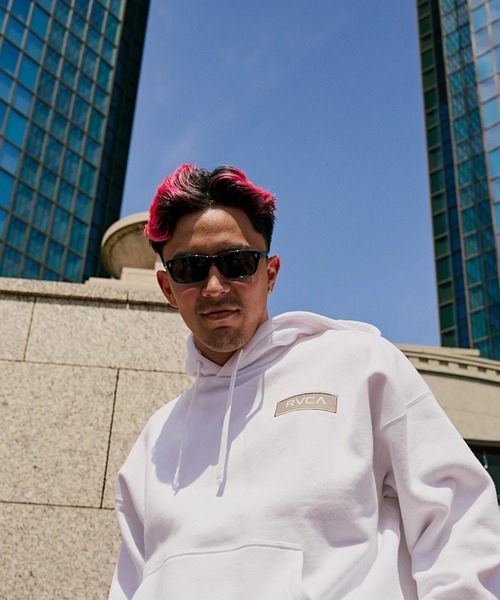 RVCA（ルーカ）の「RVCA メンズ THREE BOX RVCA HD パーカー 【2025年秋冬モデル】 @autumn/ルーカプルオーバーパーカー・フーディー（パーカー・メンズ・ホワイト/グリーン系その他/ブラック/ヘザーグレー・SMALL/MEDIUM/LARGE/X-LARGE）」の13枚目の写真