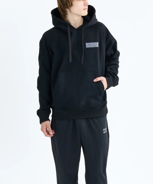 RVCA（ルーカ）の「RVCA メンズ THREE BOX RVCA HD パーカー 【2025年秋冬モデル】 @autumn/ルーカプルオーバーパーカー・フーディー（パーカー・メンズ・ホワイト/グリーン系その他/ブラック/ヘザーグレー・SMALL/MEDIUM/LARGE/X-LARGE）」の15枚目の写真