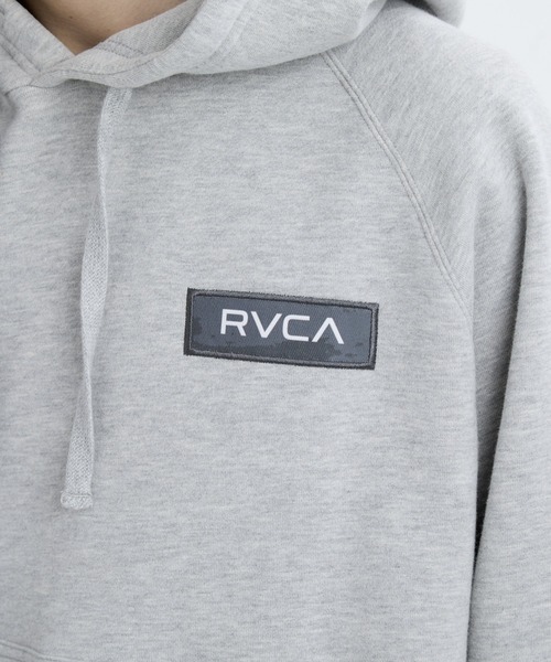 RVCA（ルーカ）の「RVCA メンズ THREE BOX RVCA HD パーカー 【2025年秋冬モデル】 @autumn/ルーカプルオーバーパーカー・フーディー（パーカー・メンズ・ホワイト/グリーン系その他/ブラック/ヘザーグレー・SMALL/MEDIUM/LARGE/X-LARGE）」の21枚目の写真