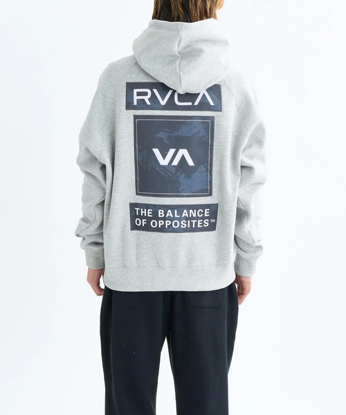RVCA（ルーカ）の「RVCA メンズ THREE BOX RVCA HD パーカー 【2025年秋冬モデル】 @autumn/ルーカプルオーバーパーカー・フーディー（パーカー・メンズ・ホワイト/グリーン系その他/ブラック/ヘザーグレー・SMALL/MEDIUM/LARGE/X-LARGE）」の22枚目の写真