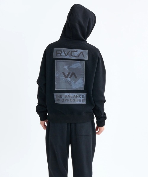RVCA（ルーカ）の「RVCA メンズ THREE BOX RVCA HD パーカー 【2025年秋冬モデル】 @autumn/ルーカプルオーバーパーカー・フーディー（パーカー・メンズ・ホワイト/グリーン系その他/ブラック/ヘザーグレー・SMALL/MEDIUM/LARGE/X-LARGE）」の18枚目の写真