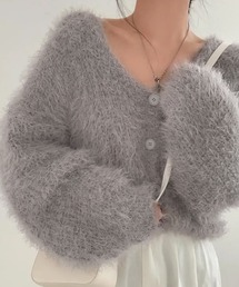 ALTROSE（アルトローズ）の「カーディガン シャギー ニット（カーディガン/ボレロ・レディース）」