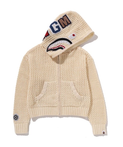 A BATHING APE（アベイシングエイプ）の「METALLIC CROCHET SHARK FULL
