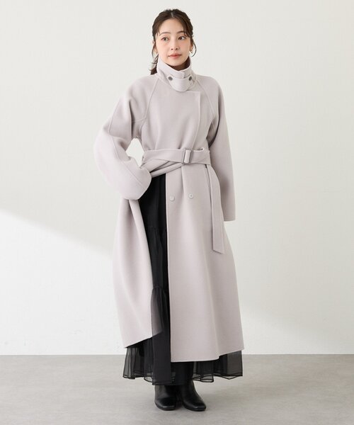 ラブティックボンボン　ダンボールチェスターコート　スプリング ロングコート ラブティックボンボン ダンボールチェスターコート スプリング