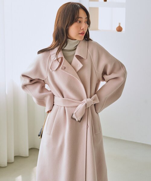 【ユキさん専用】ロングコート 414】2wayステンカラーロングコート | Louere (ルエレ)｜公式LOOKBOOK