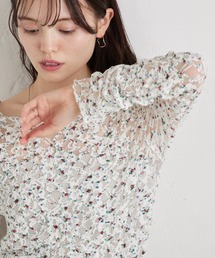 mystic | 【レイヤードスタイルに！】ドットレースプルオーバー(Tシャツ/カットソー)