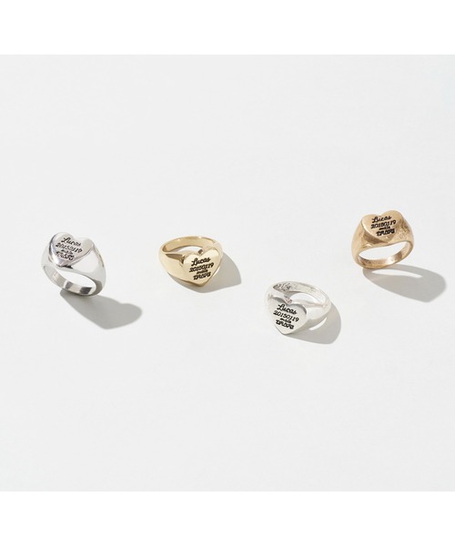 GOLDY(ゴールディ)の「ルーカス ハート ID プレート リング(リング・レディース・シルバー/ゴールド/シルバー系その他/ゴールド系その他・FREE)」の14枚目の写真