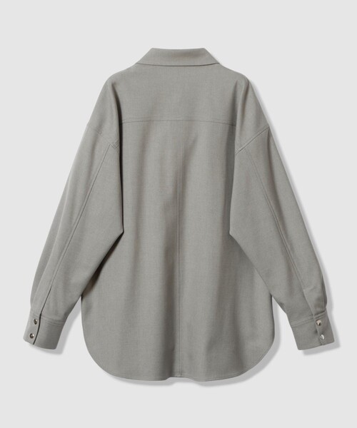 allureville(アルアバイル)の「サキソニーCPOシャツ(シャツ/ブラウス・レディース・グレー系その他/ネイビー・2)」の14枚目の写真